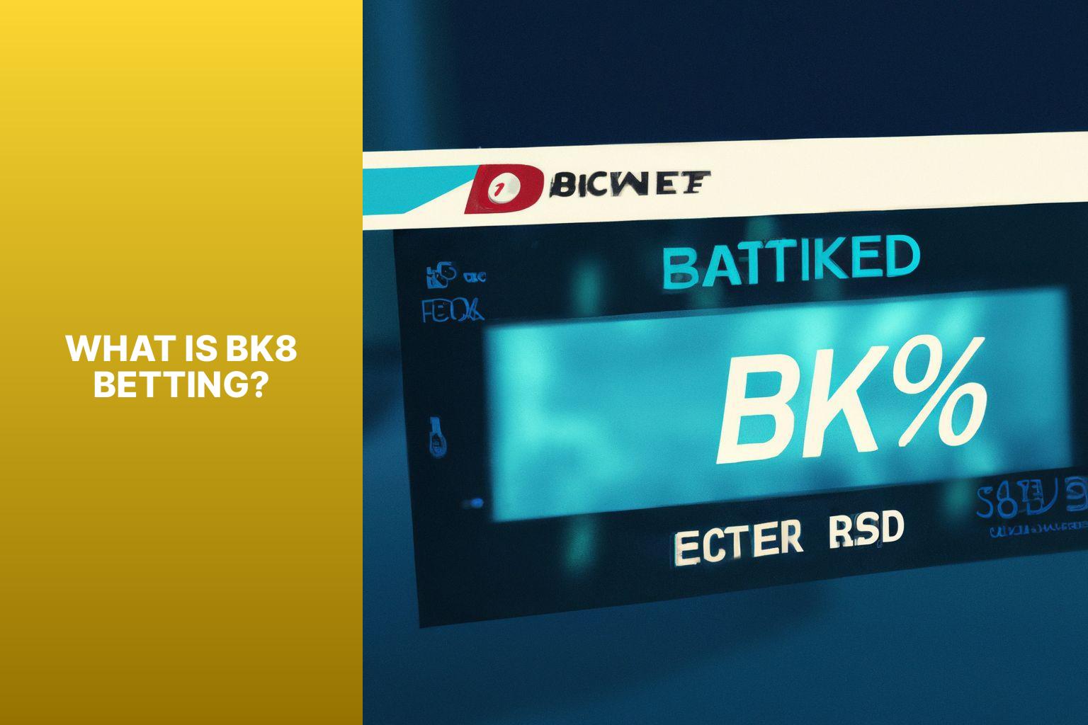 What is BK8 Betting? - BK8 Betting: Navigating Betting Opportunities on BK8 