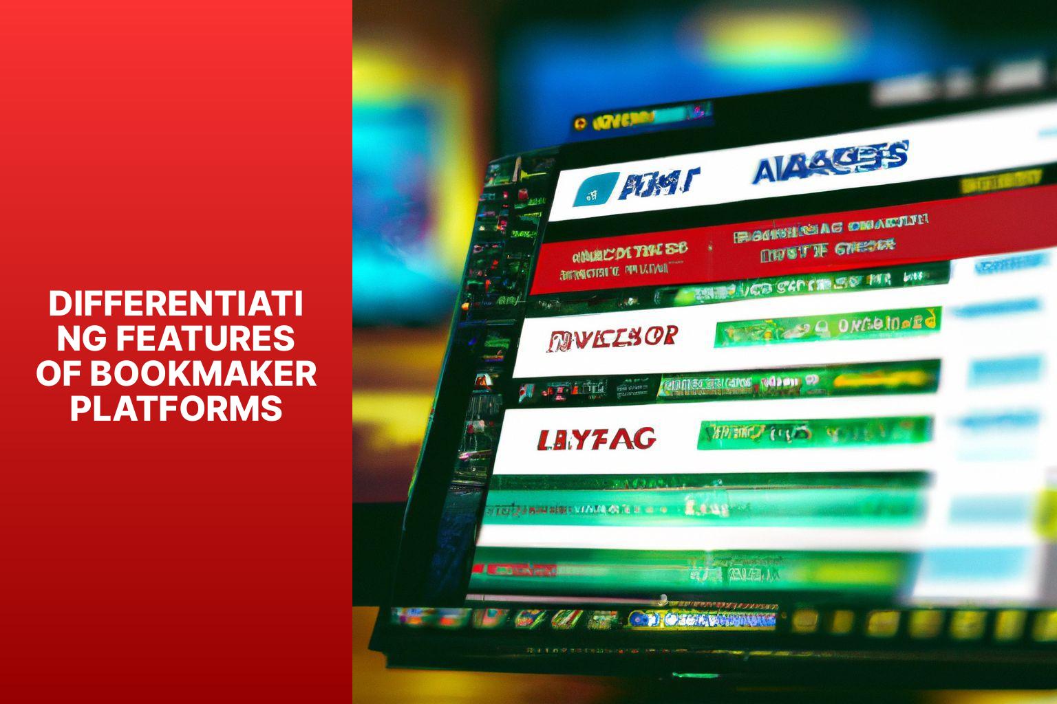 Differentiating Features of Bookmaker Platforms - Exploring Bookmaker Platforms: What to Look for 