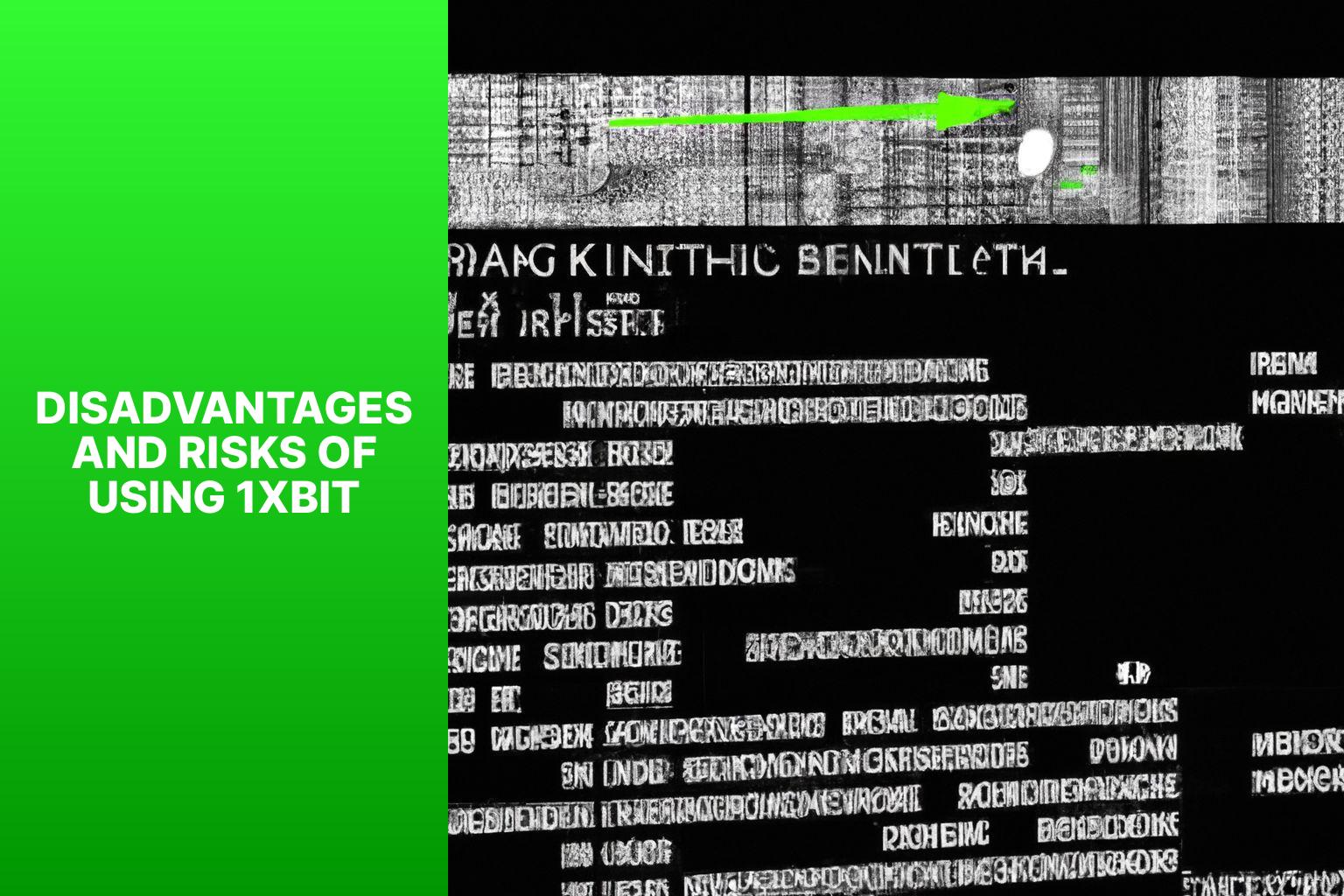 Disadvantages and Risks of Using 1xBit - Exploring the Features and Offers of 1xBit 