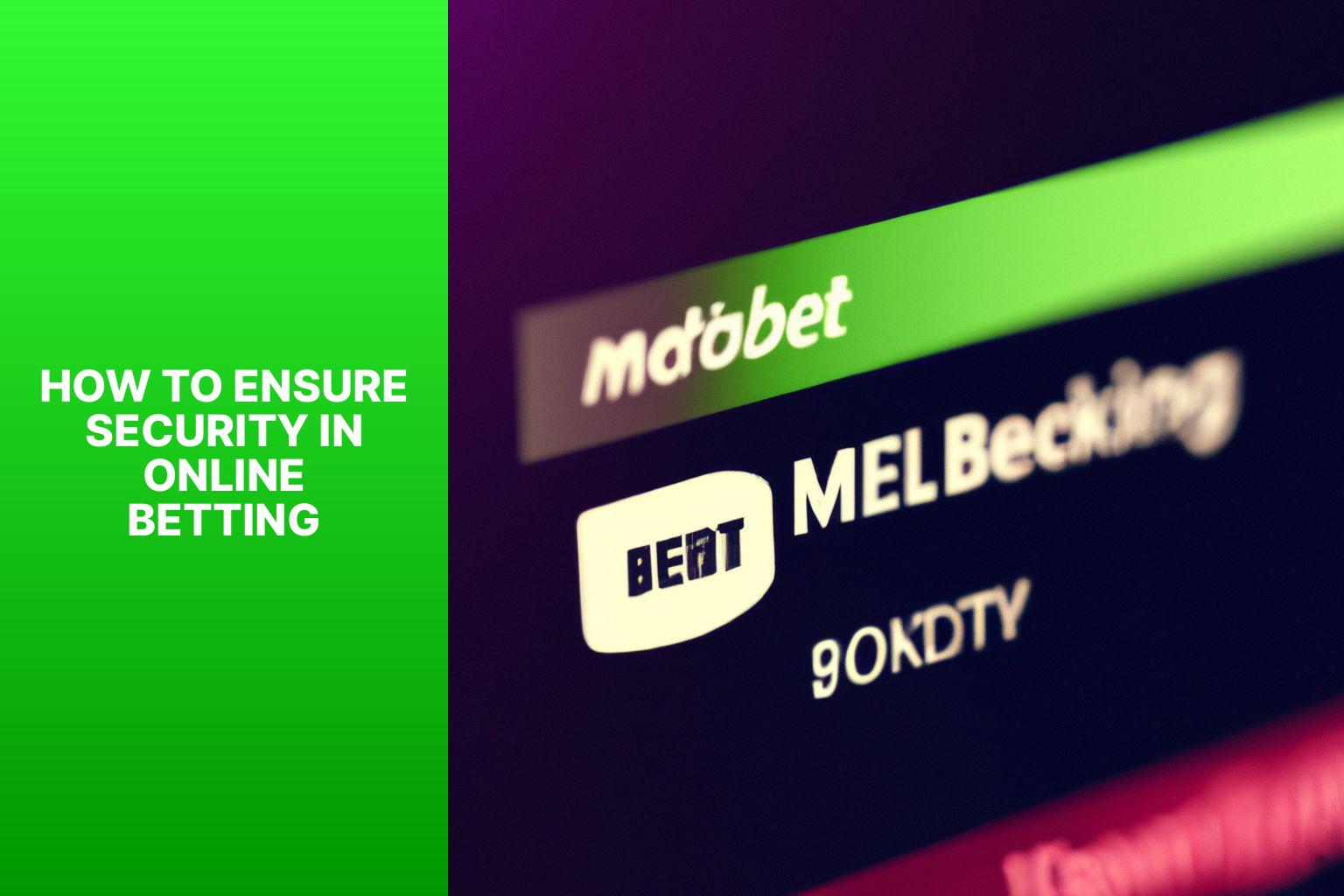 How to Ensure Security in Online Betting - Is MelBet Safe? Ensuring Security in Online Betting 