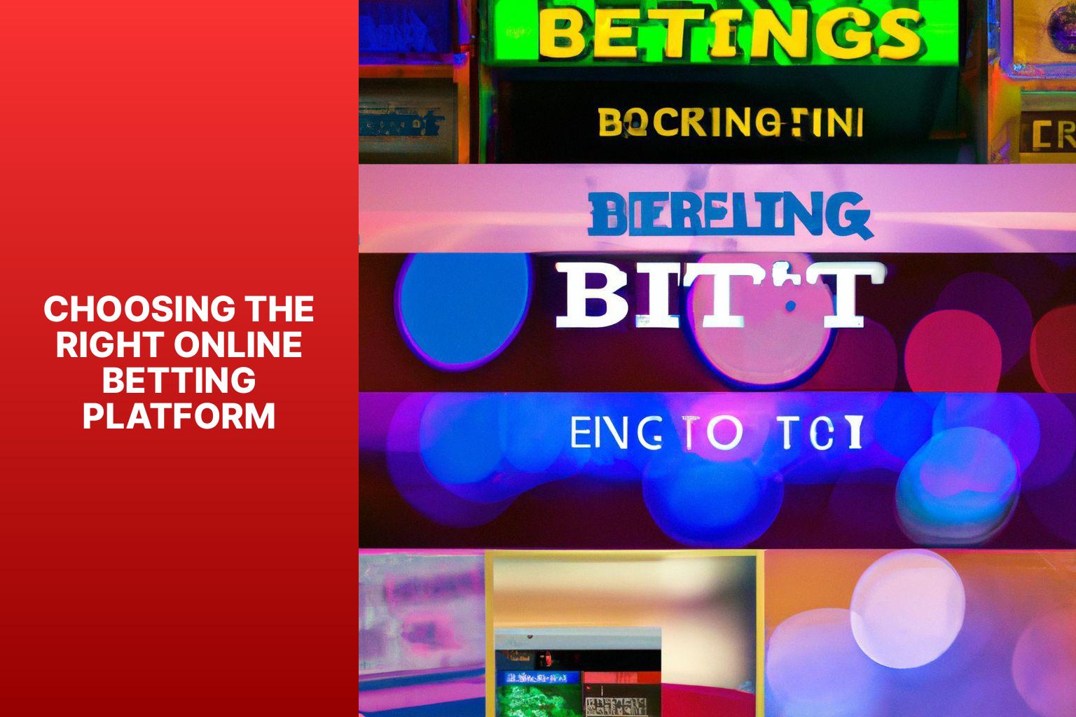 Choosing the Right Online Betting Platform - Opening an Online Betting Account: Tips and Tricks 