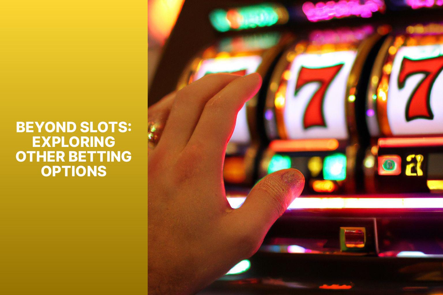 Beyond Slots: Exploring Other Betting Options - SlotsnBets: A Guide to Betting on Slots and More 